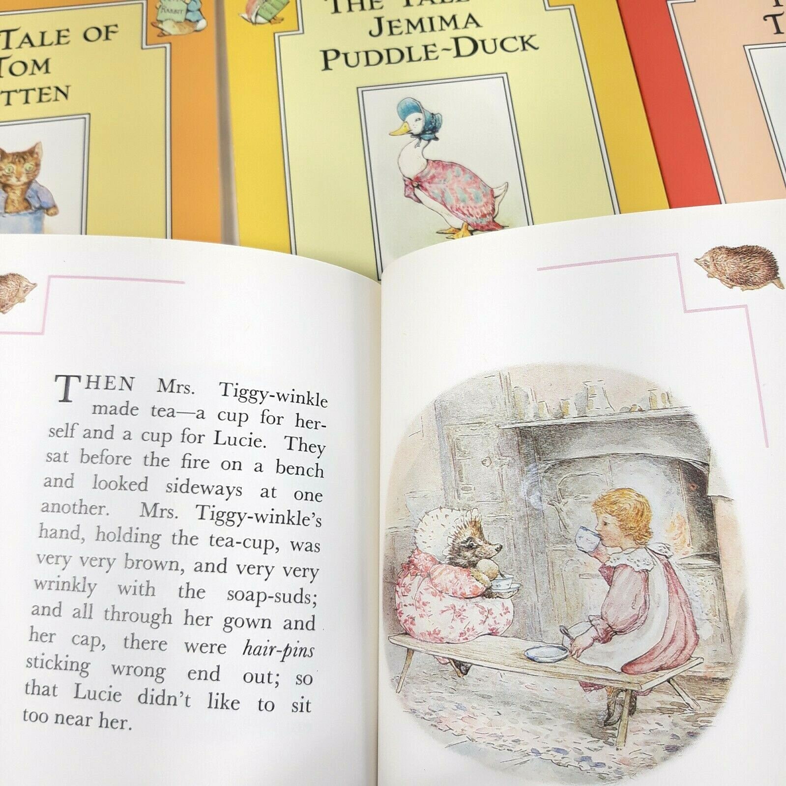 Peter Rabbit and Friends Library 10 Children Book Set 1993 Beatrix Potter Warne