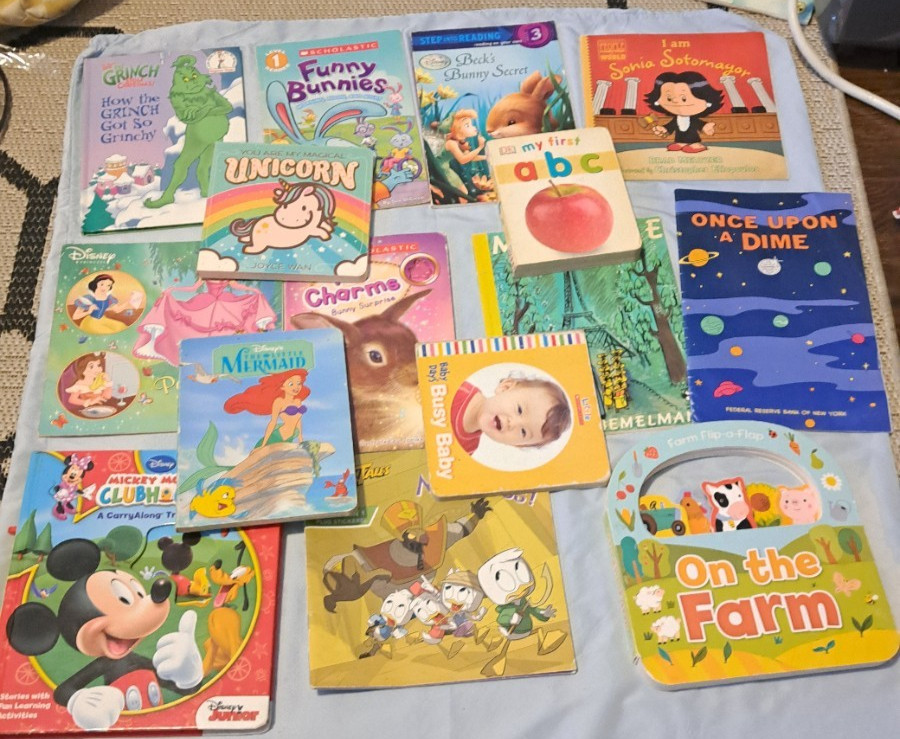 Lot of 15 – Classic Books for Children’s/ Kids/ Toddler Babies/Preschool/Daycare