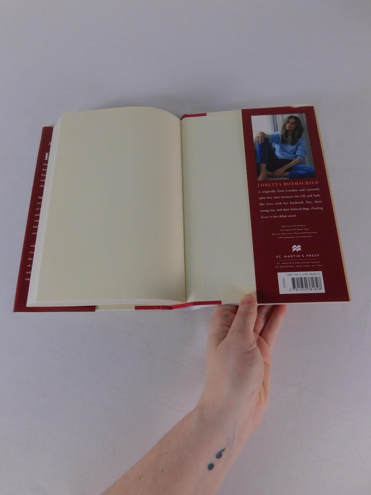 Finding Grace Loretta Rothschild St. Martin’s Press English HC Dust Jacket