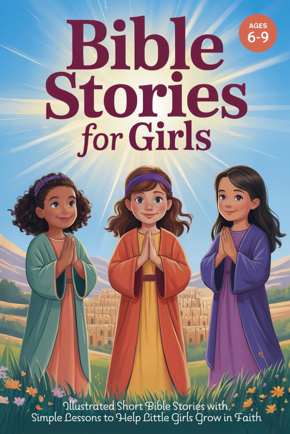 Bible Stories for Girls Ages 6-9: Illustrated Short Bible Stories with Simple Le