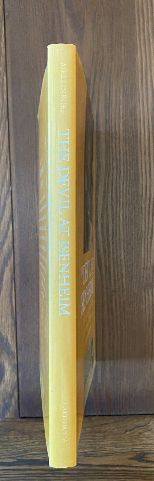 The Devil at Isenheim 1988 Ruth Mellinkoff Signed Hardcover Dust Jacket