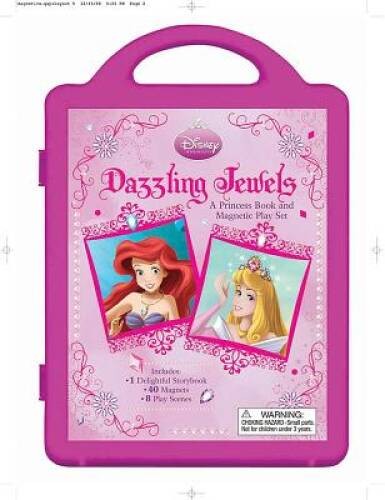 Disney Princess: Dazzling Jewels: A Princess Book and Magne – VERY GOOD