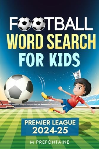 Football Word Search for Kids: Premier League 2024-25 by Prefontaine, M Book The