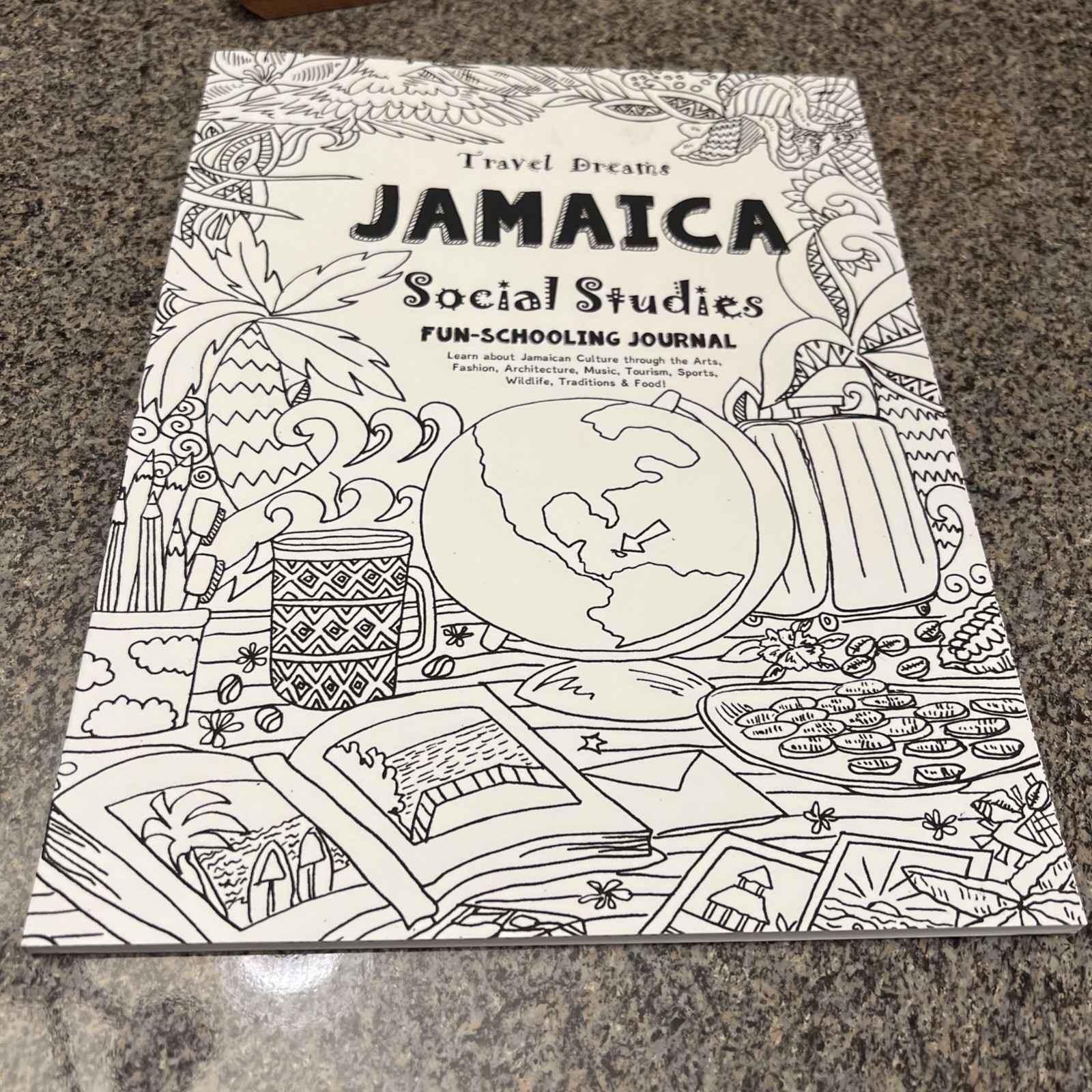 Travel Dreams Jamaica Social Studies Fun-School Journal (2018, Trade Paperback)