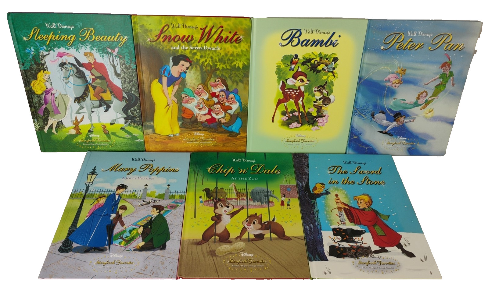 Walt Disney Storybook Favorites Lot of 7 Reader’s Digest Young Families HC