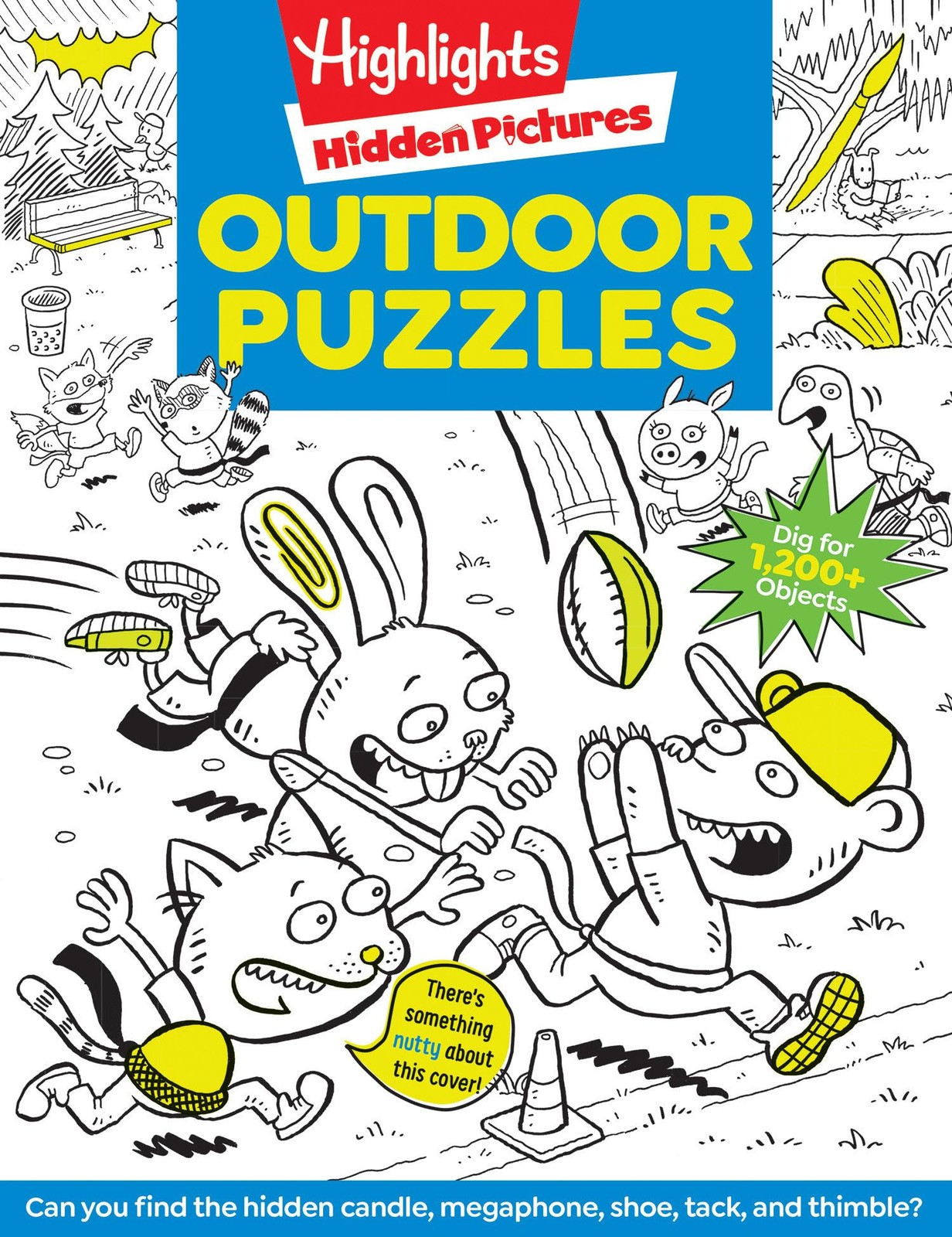 Outdoor Puzzles: Activity Book Featuring Forests, Parks and White