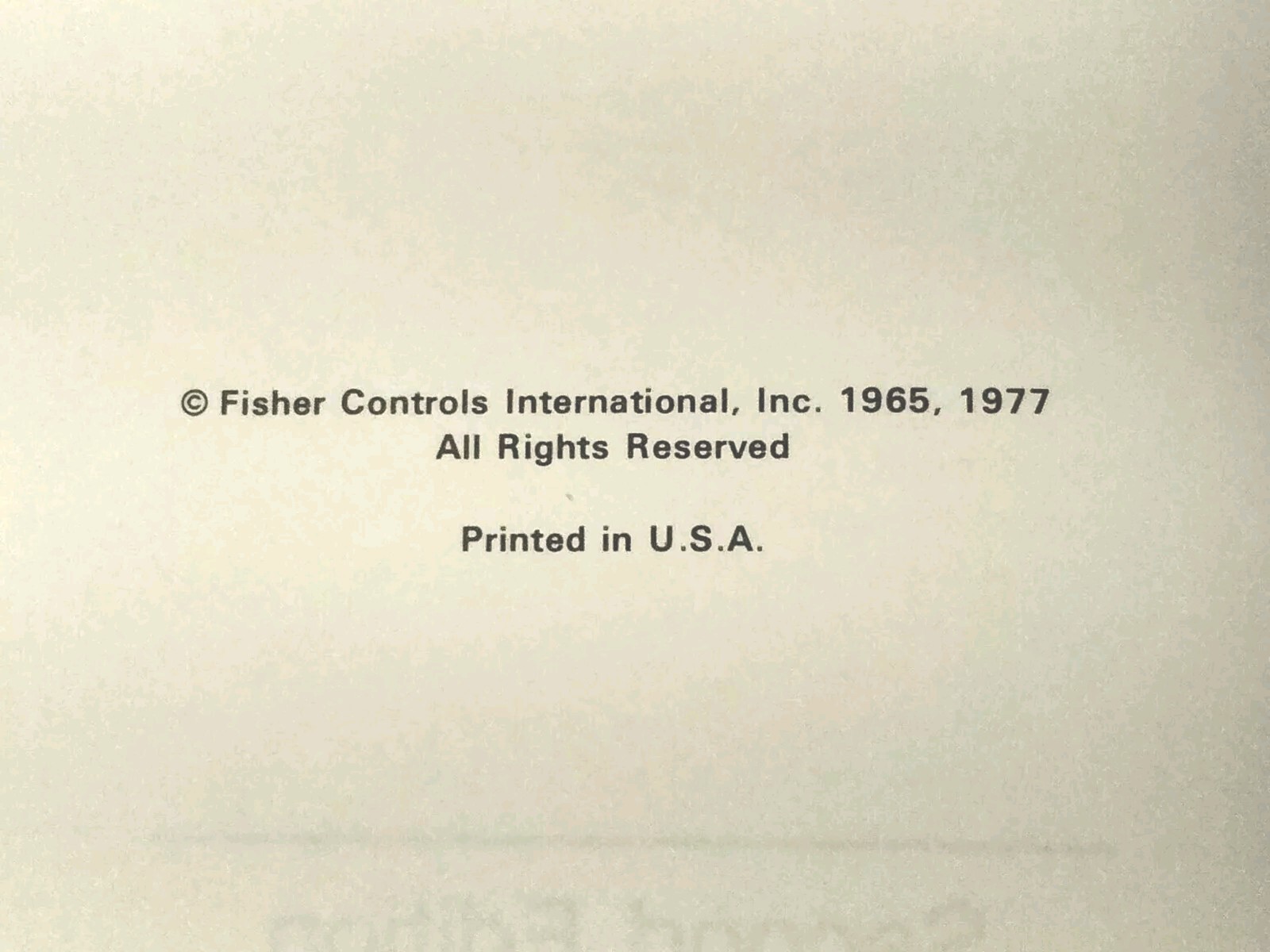 Fisher Control Valve Handbook Second Edition 210 Pages. See Pics & Description