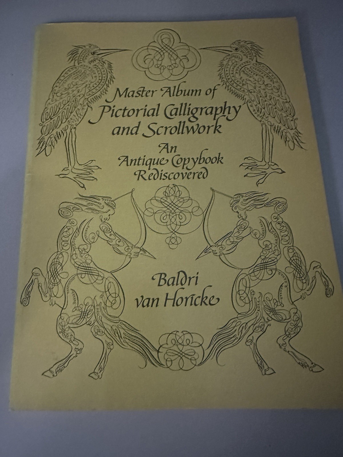 MASTER ALBUM OF PICTORIAL CALLIGRAPHY AND SCROLLWORK: AN By Baldri Van Horicke
