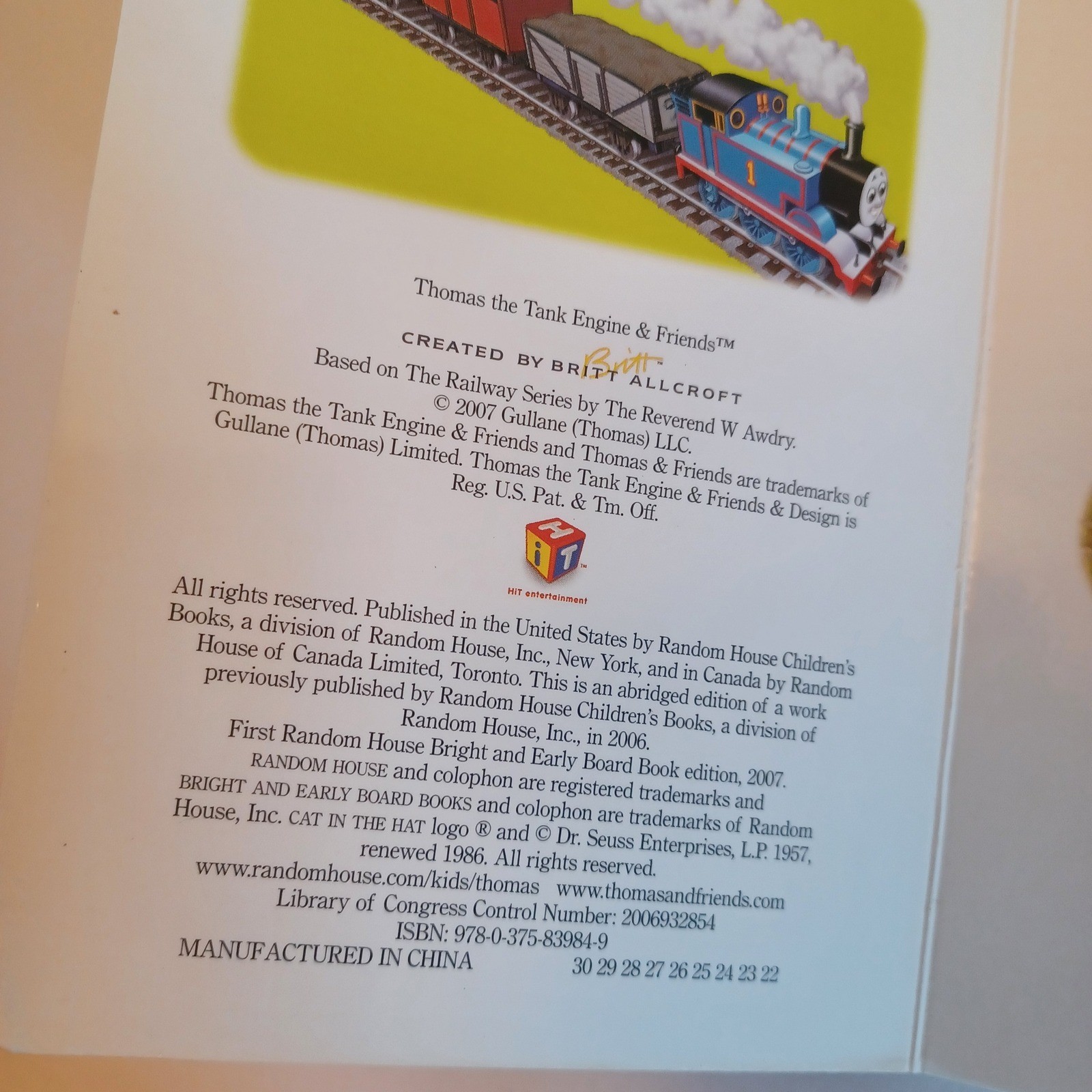 Thomas Friends Train & Hot Wheels Driven to Thrill Board Books for Kids