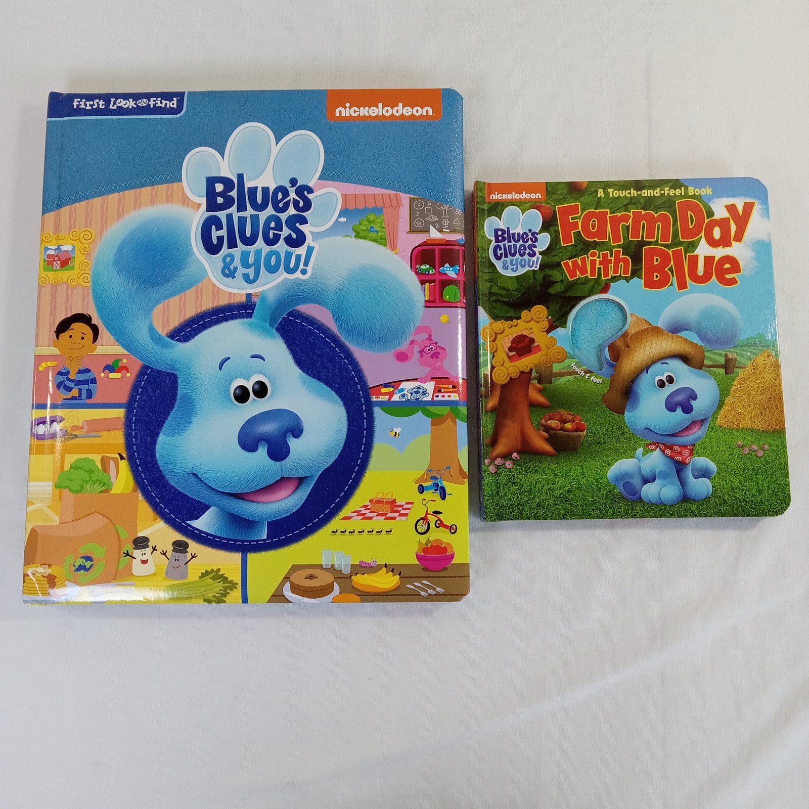 Blue’s Clues & You! First Look & Find + Farm Day Touch-and-Feel Book Set
