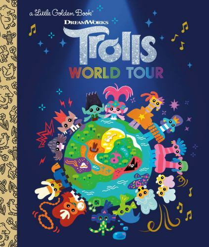 Trolls World Tour Little Golden Book; Dream- hardcover, David Lewman, 0593122399