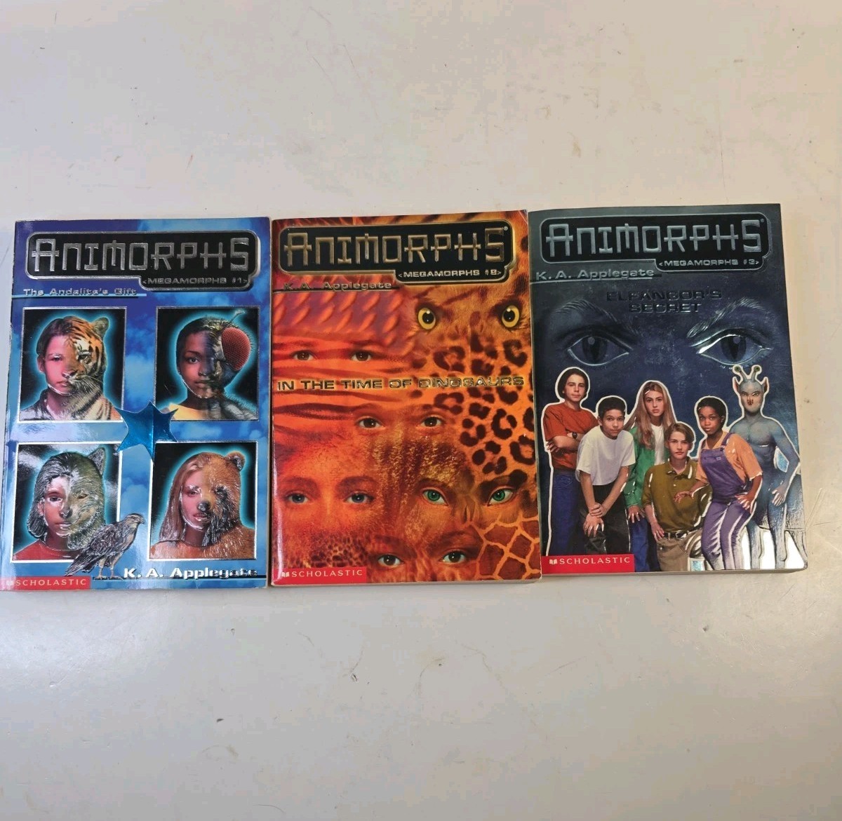 Lot of 3 Animorphs Megamorphs Books 1, 2, 3 First Print