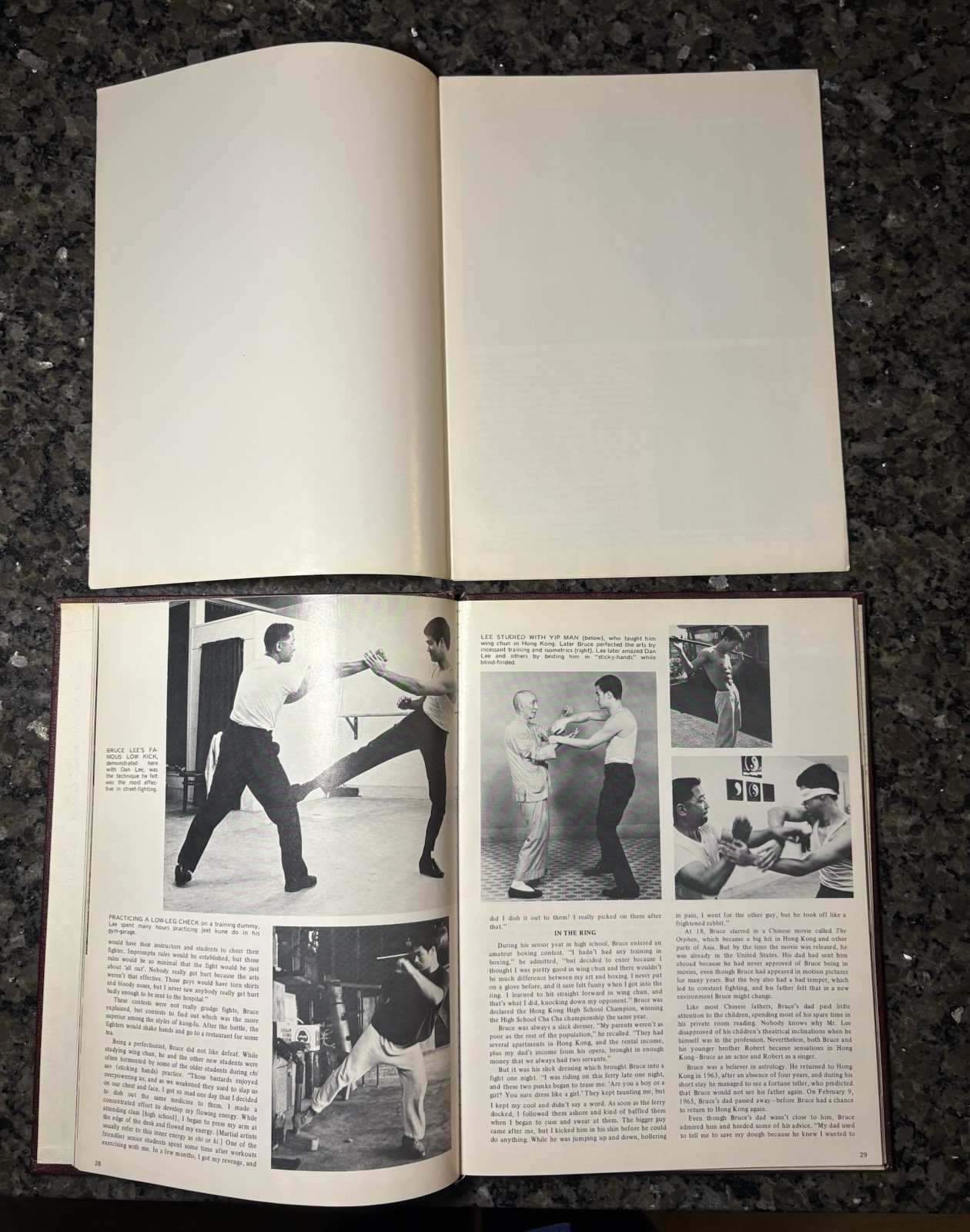 BRUCE LEE 1940-1973 – Circa 1974. READ DESCRIPTION ABOUT BONUS PAGES (ERRORS)!!