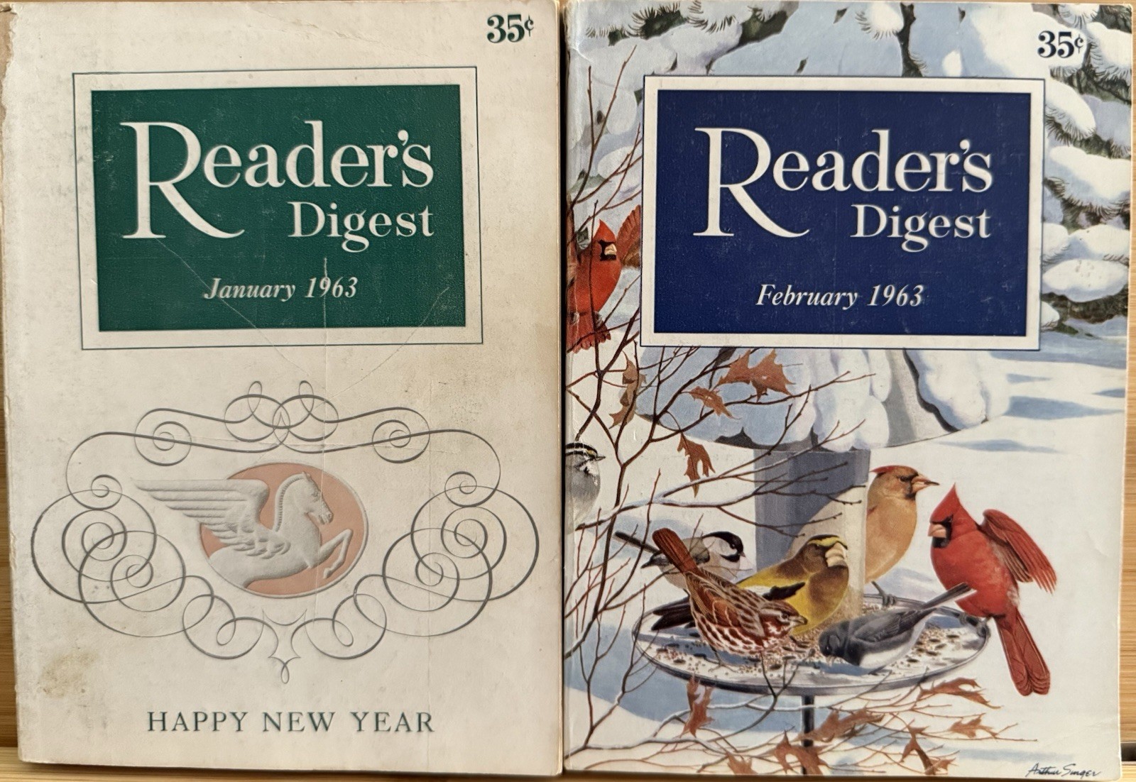 1963 January February READER’S DIGEST MAGAZINE Vintage Ageless Fun Short Stories