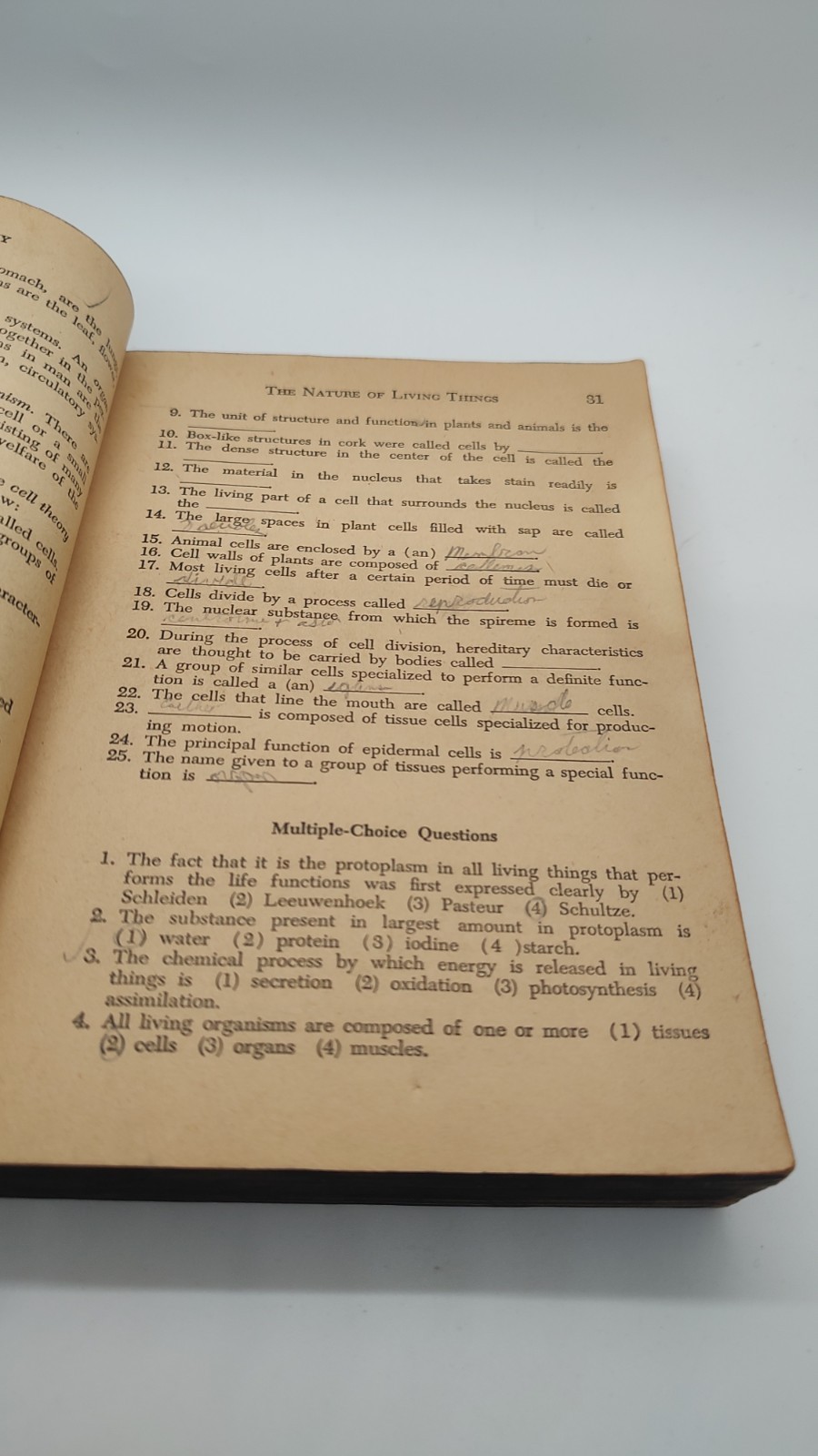 “Reviewing Biology” Vintage 1955 Amsco School Publications