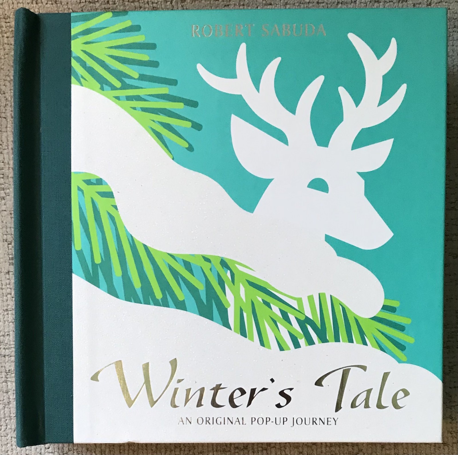 ROBERT SABUDA ” WINTER’S TALE ” 2005 1ST ED SIGNED GREAT POP-UPS!
