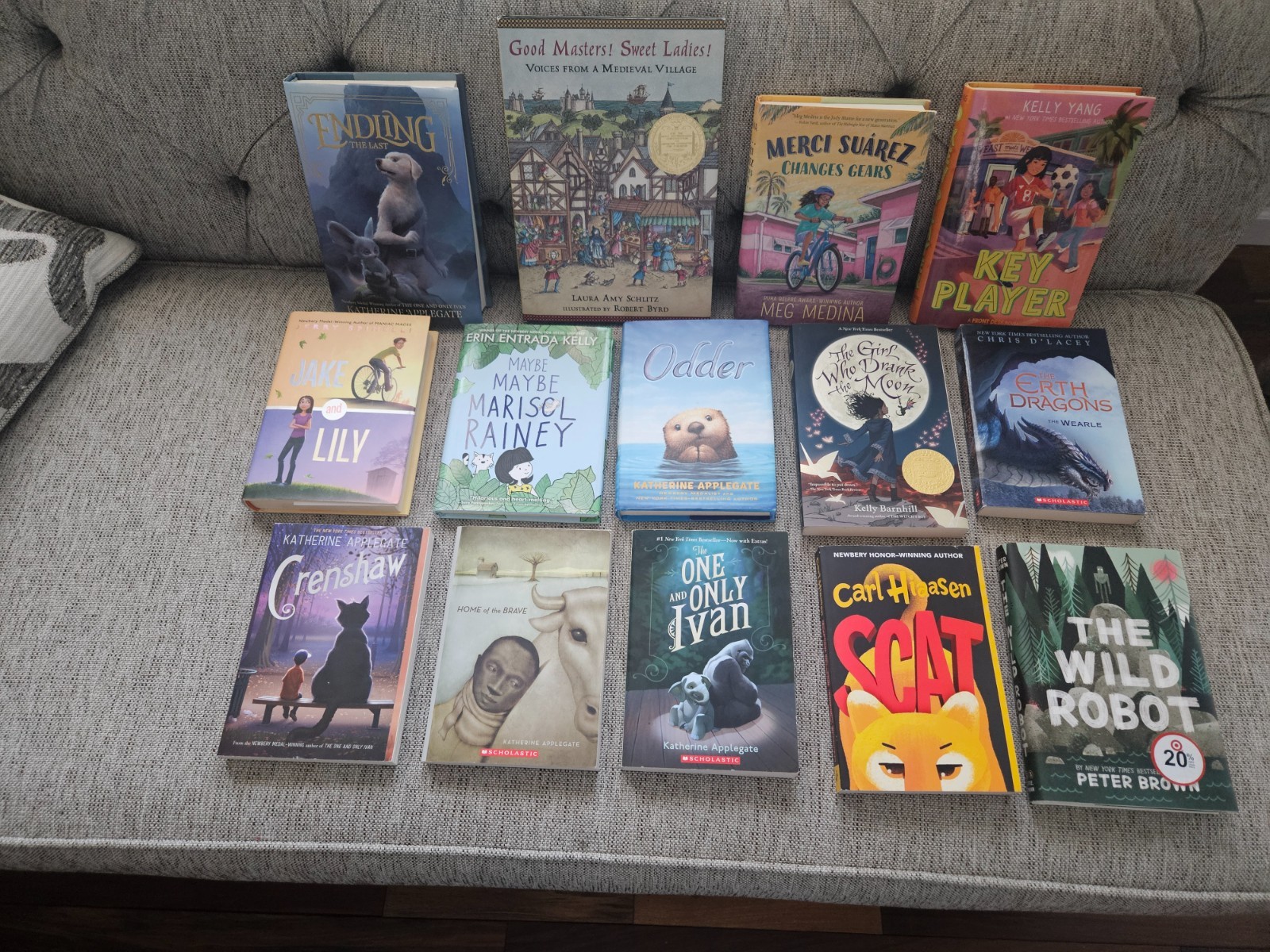 Award Winning Middle Grade School Books 8 HC, 7 PB (See Description Below)