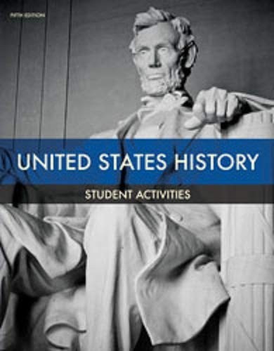 BJU Press US History Student Activity 5ED…, BJU Press