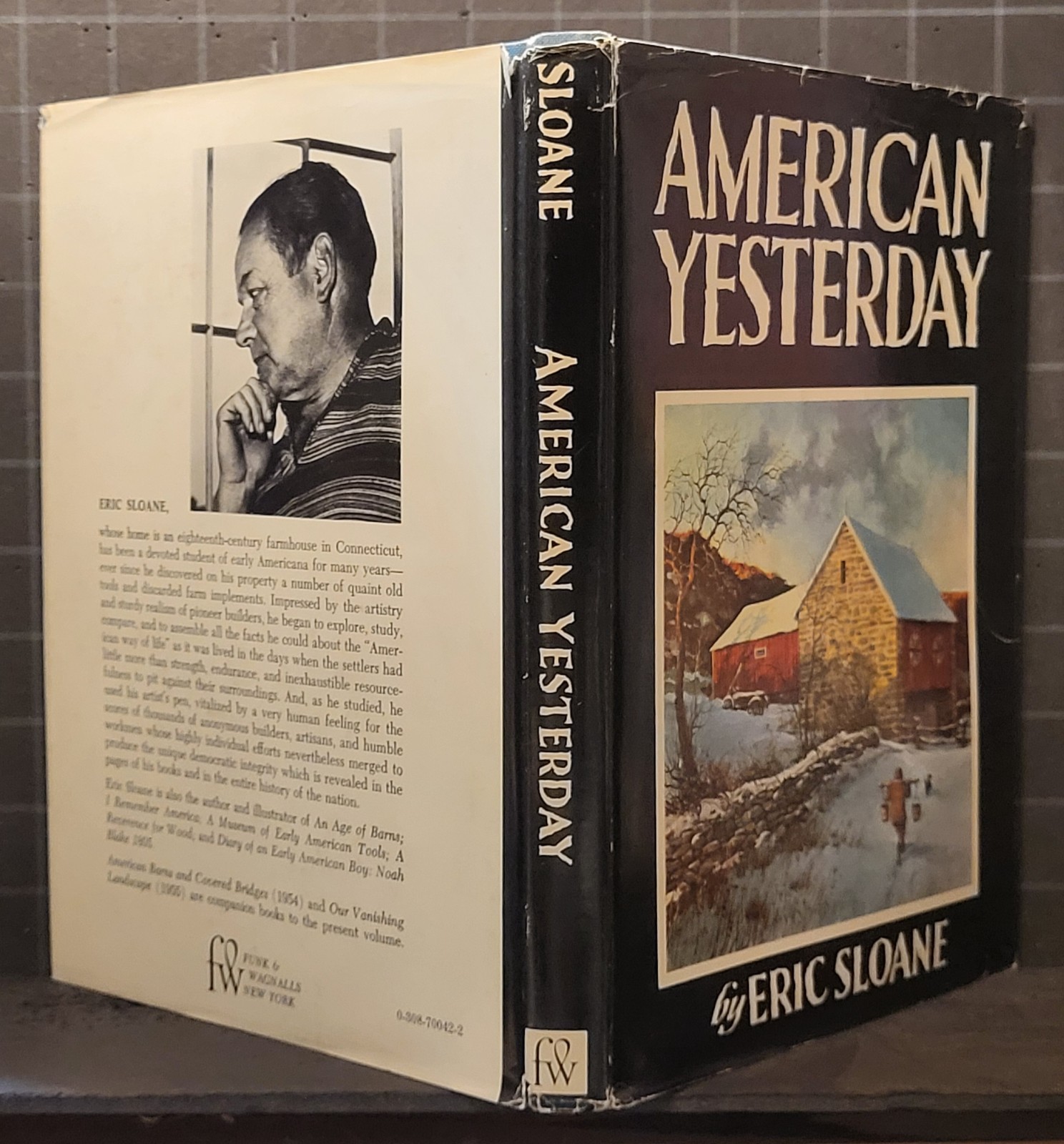 AMERICA YESTERDAY : by Eric Sloane 1956 Hardcover 3368