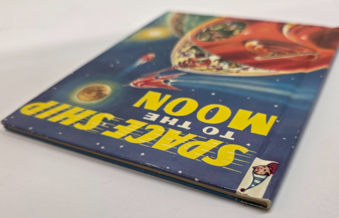 Vintage 1952 Space Ship To The Moon Hardcover Book Rand Mcnally