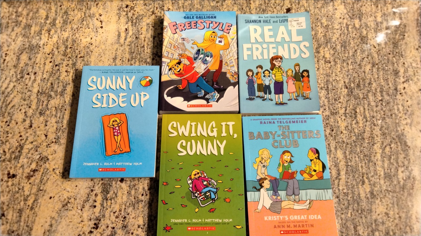 5 Girls Graphic Novels, By Holm, Martin, Galligan & Hale. See Description