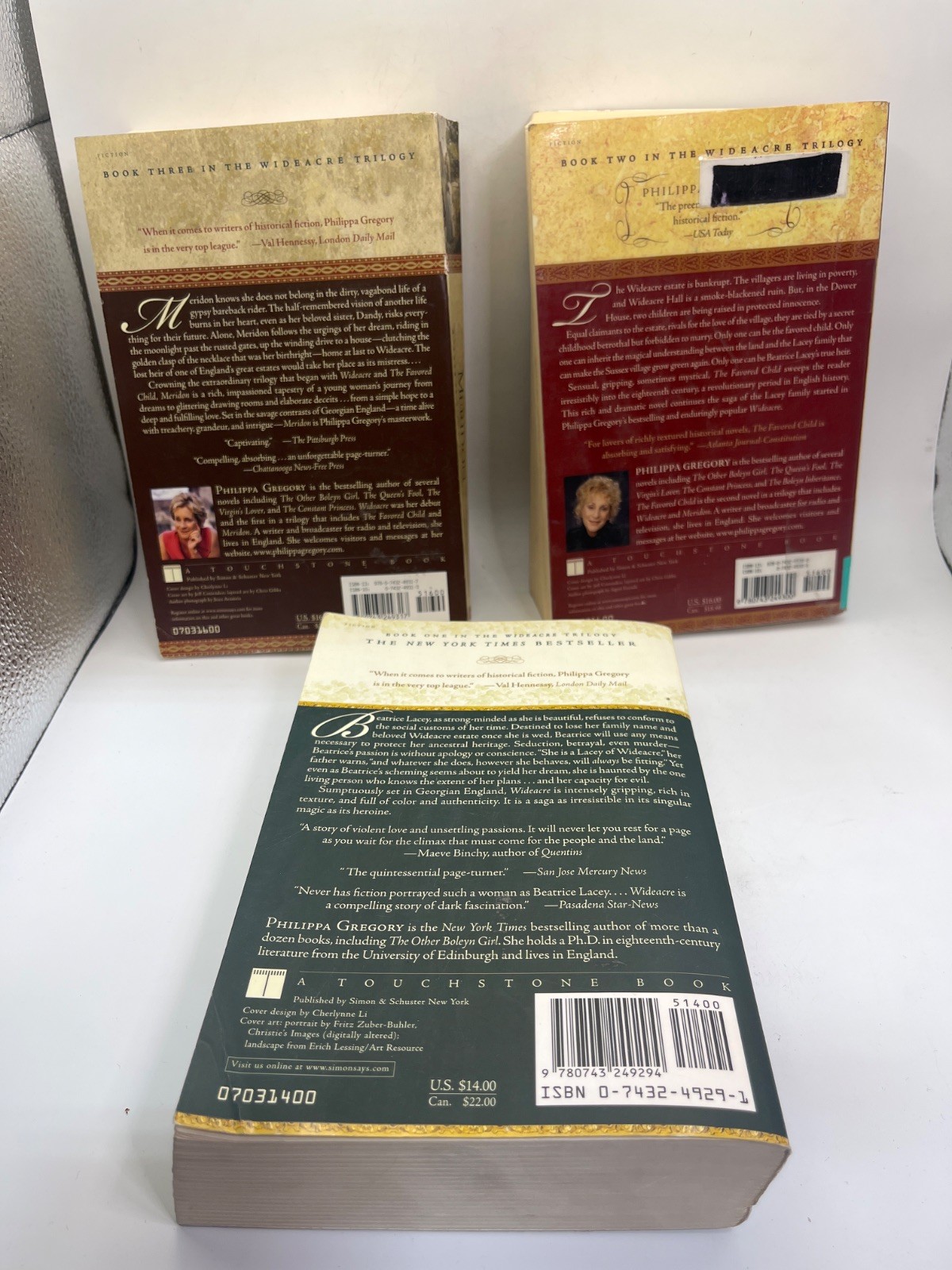 Wideacre Trilogy – Ex Library [Paperback] Philippa Gregory