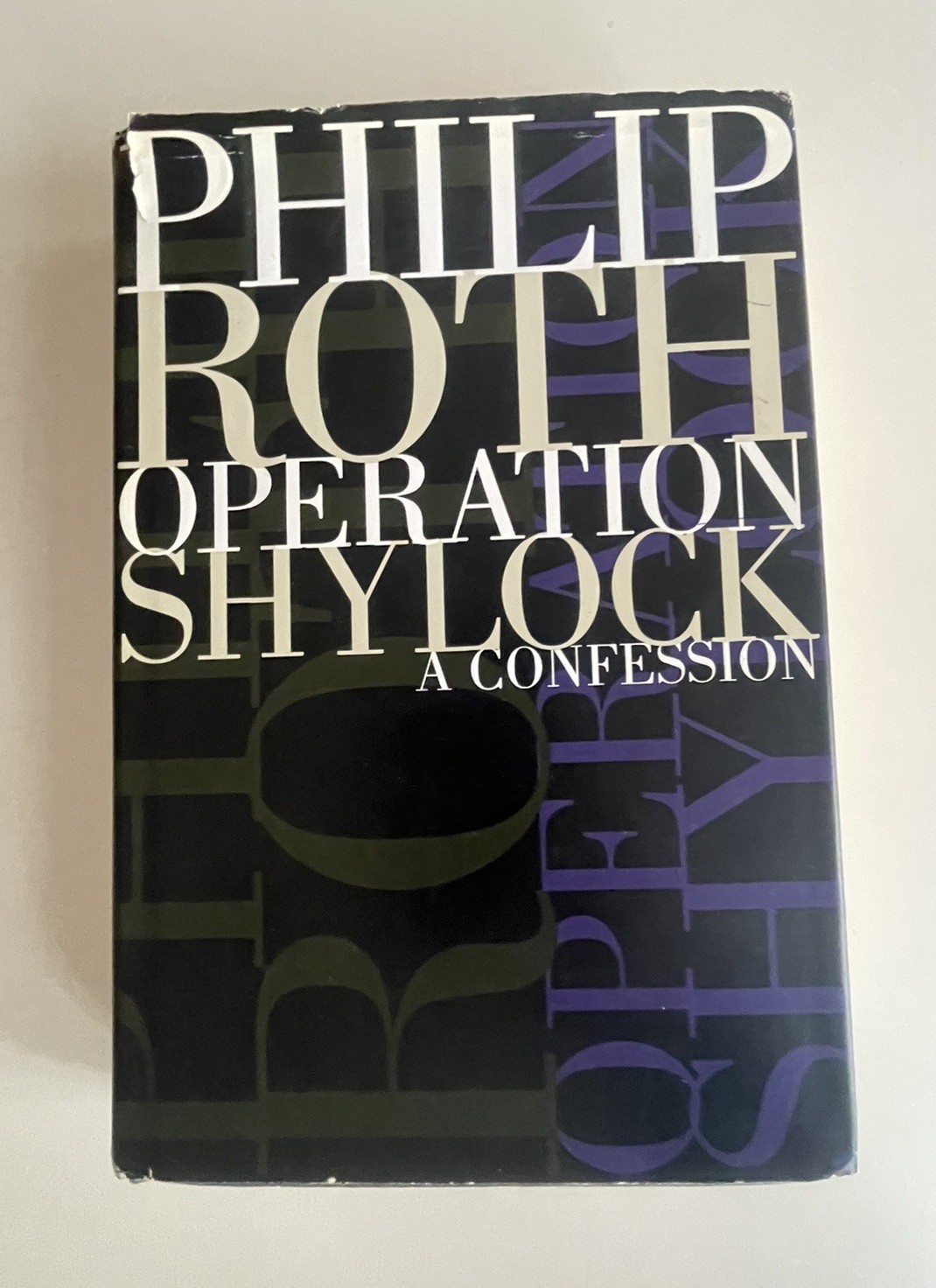 Operation Shylock – A Confession by Philip Roth- 1st Edition 1st Printing HC DJ