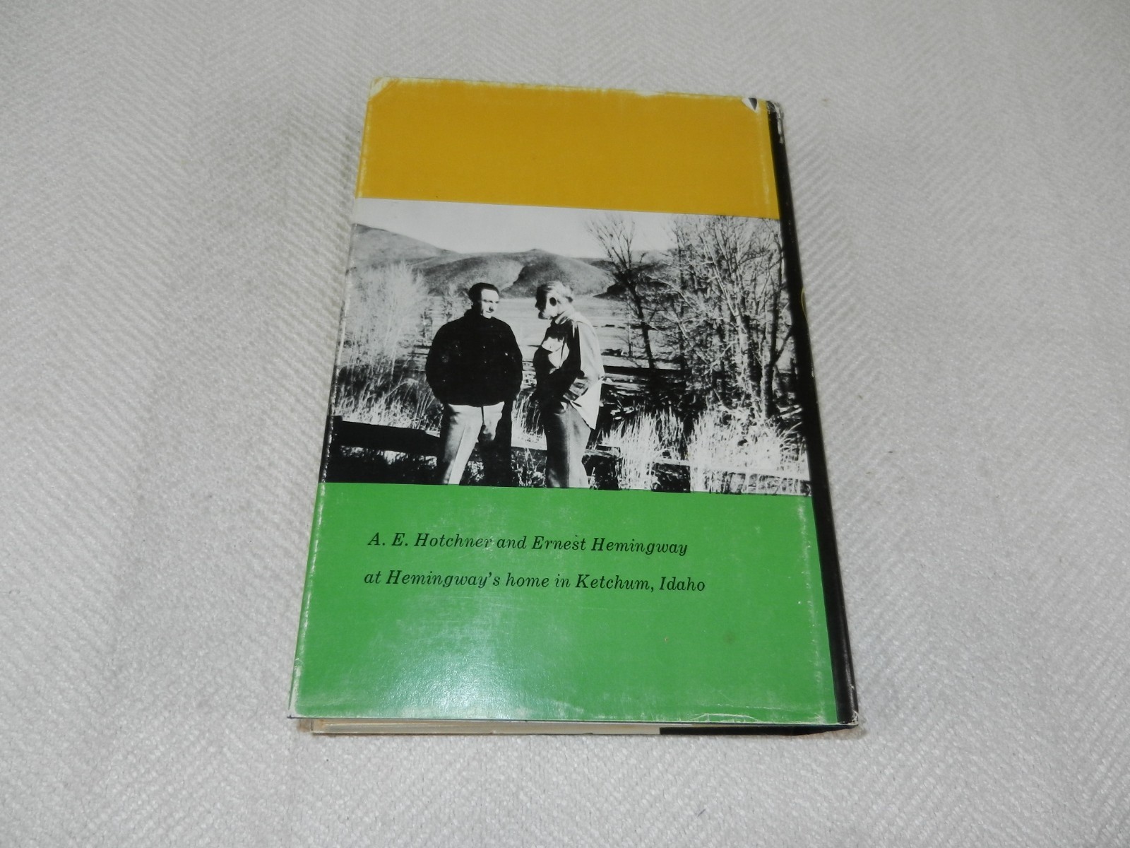 WW II Great writer & war correspondent “PAPA HEMINGWAY: A PERSONAL MEMOIR”