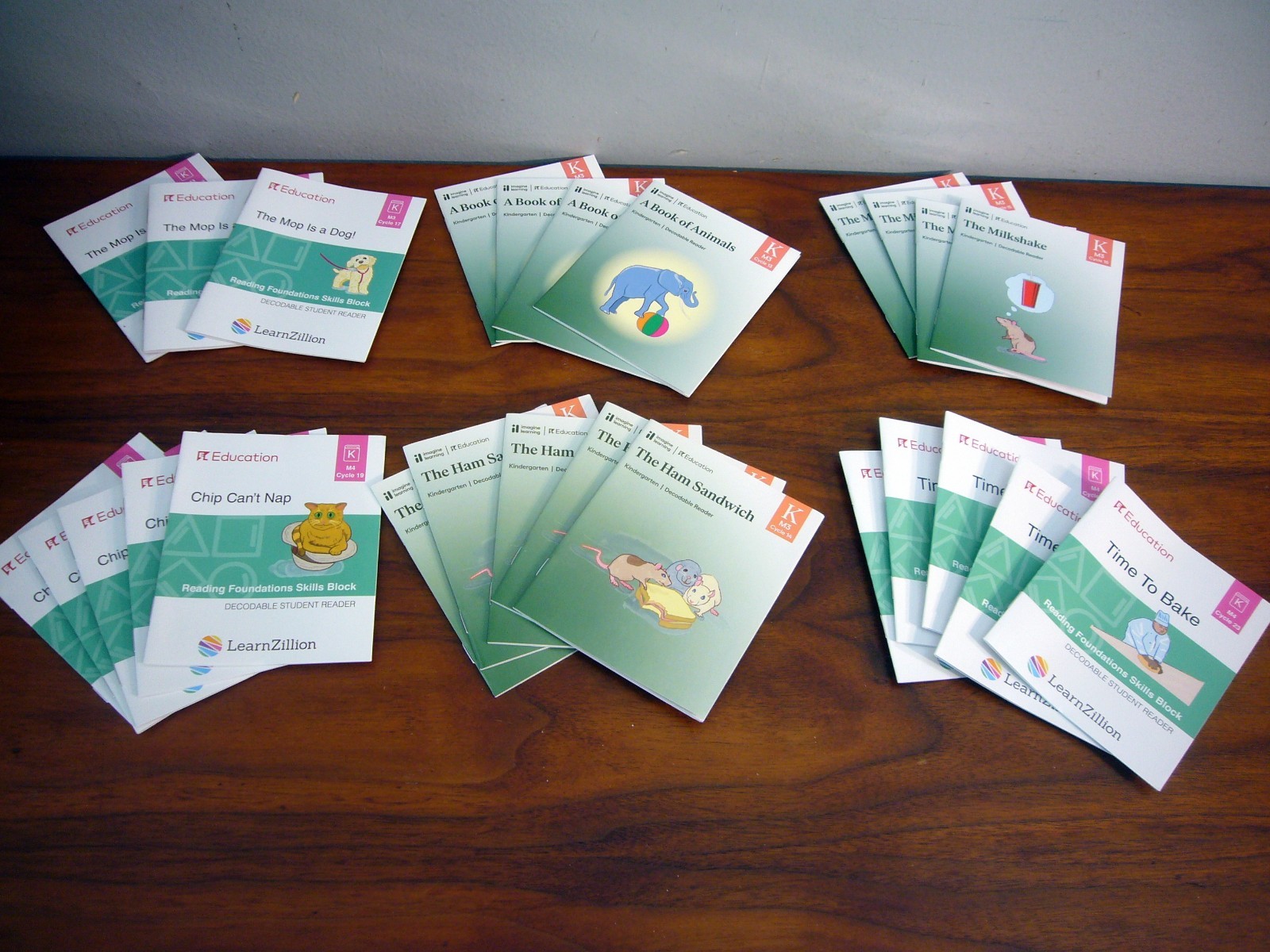 26 Decodable Readers Learn Zillion EL Education 6 Sets Kindergarten Classroom