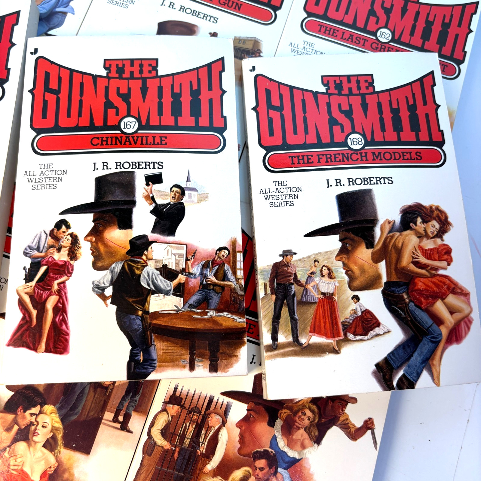 The Gunsmith Series – JR Roberts Lot of 9 Paperbacks Vols. #160-168