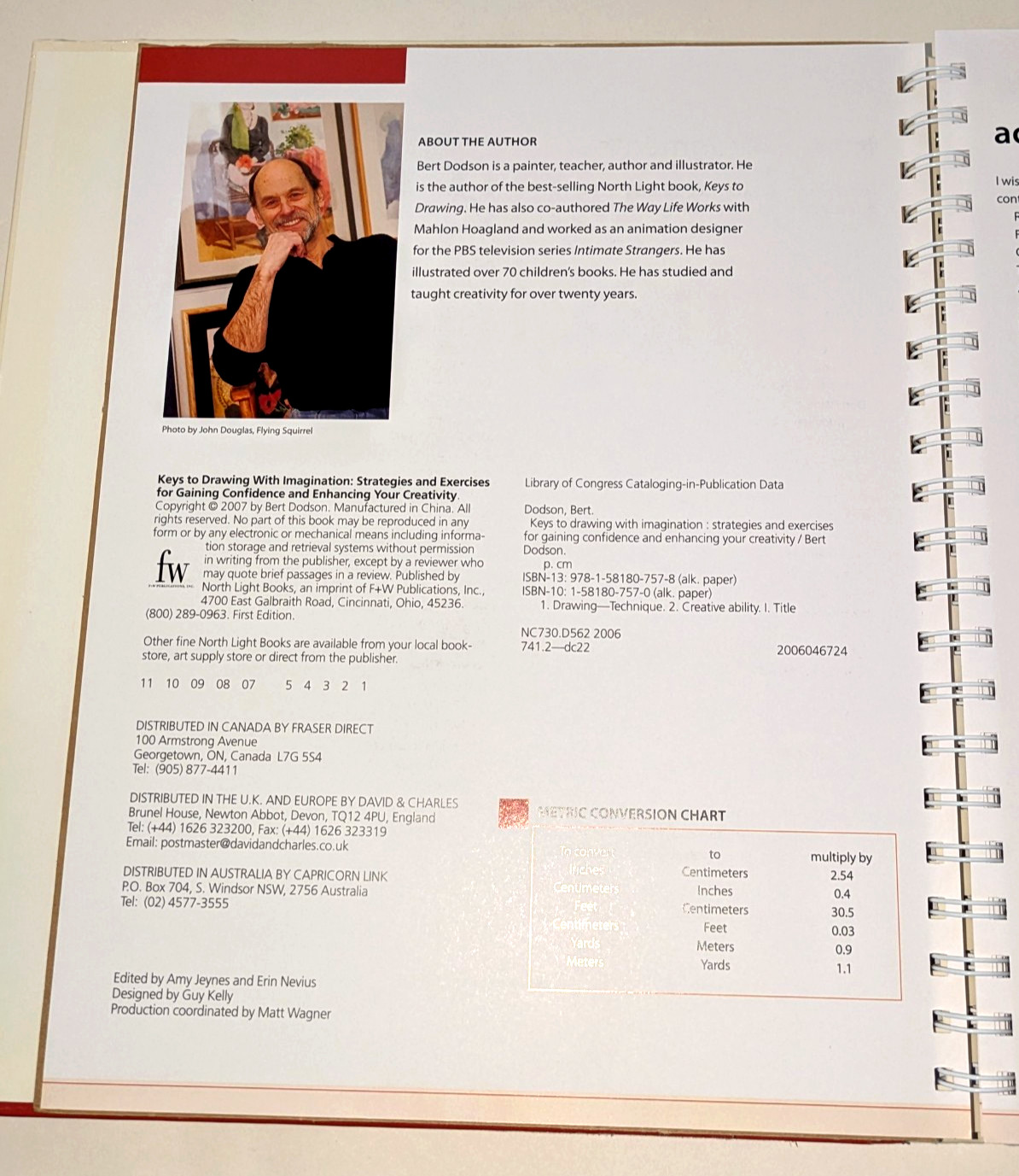 Bert Dodson Keys to Drawing with Imagination Spiral Bound Hardback
