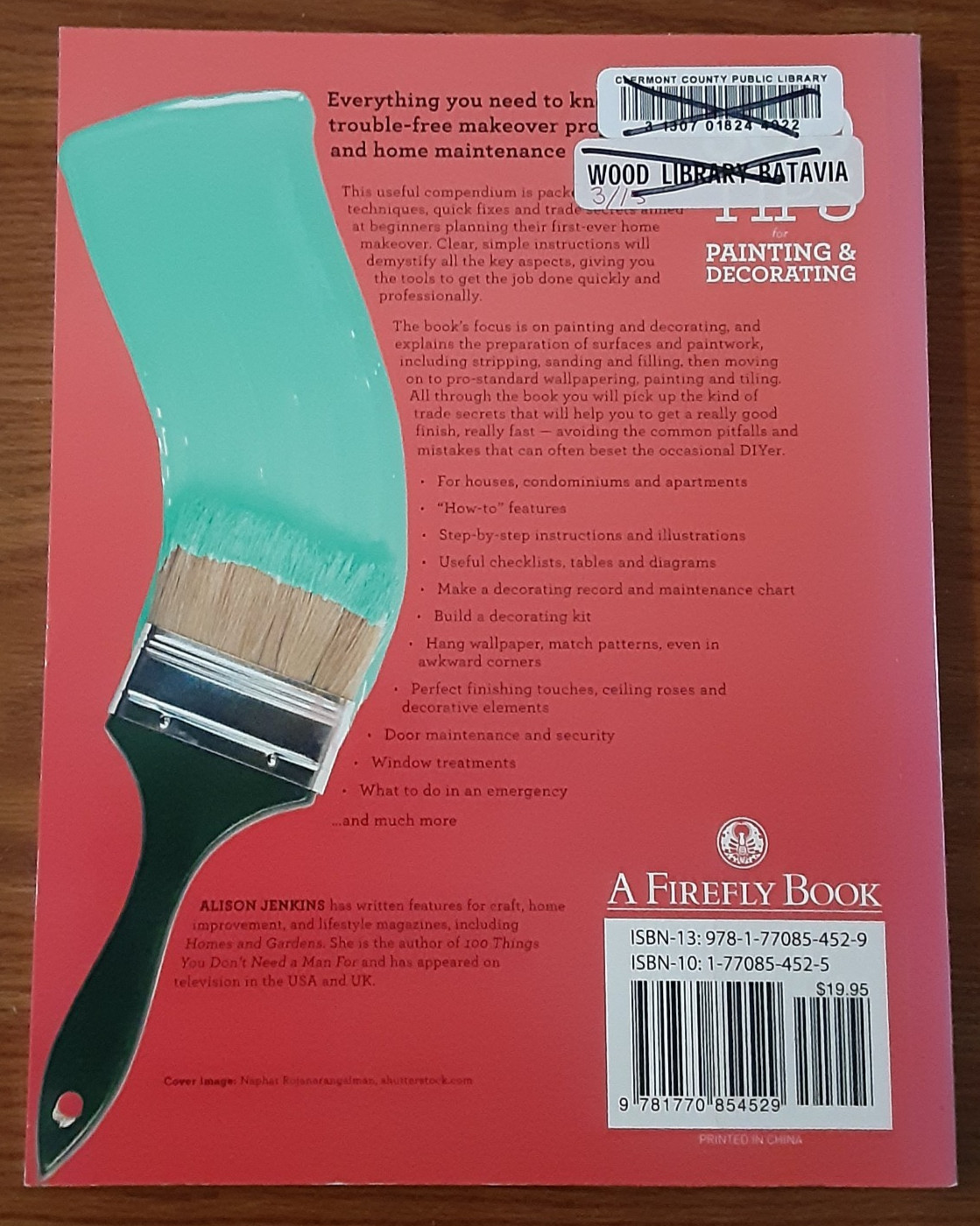 300 Tips for Painting & Decorating by Alison Jenkins PB 2014 techniques secrets