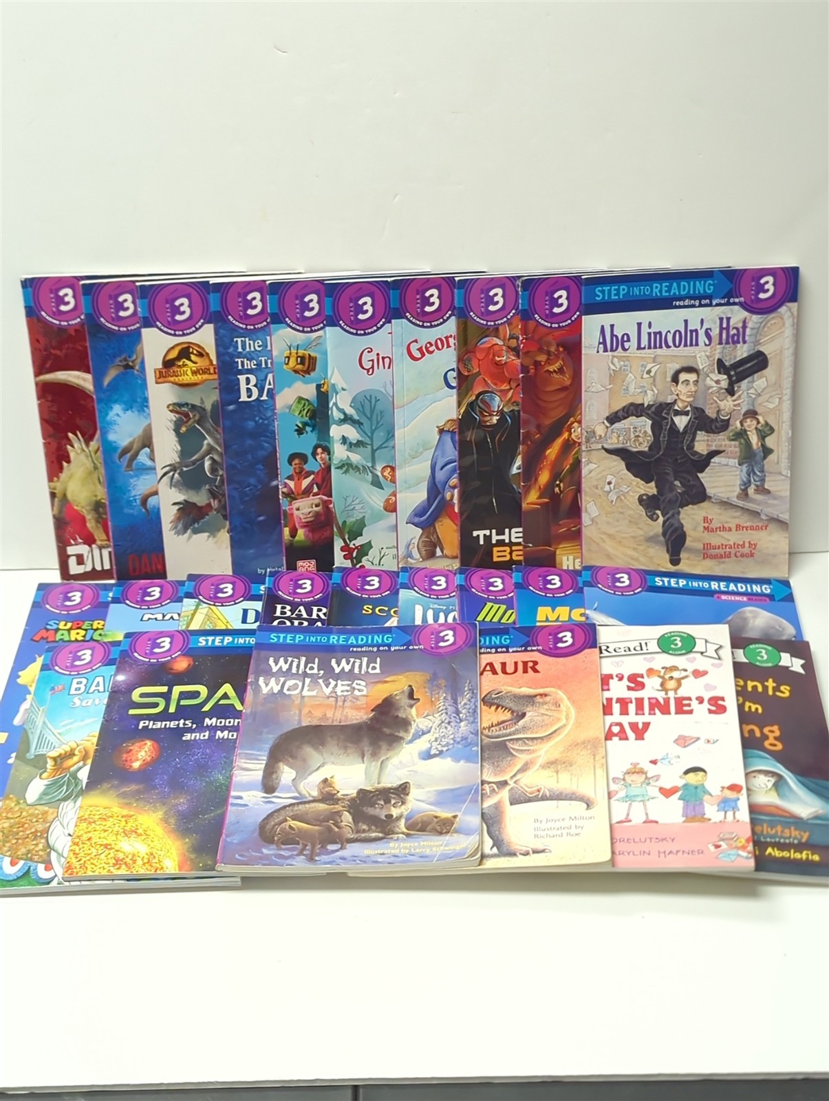 Lot of 25 “I Can Read” & “Step-Into-Reading” Level 3 Readers perfect kids 4 to 7