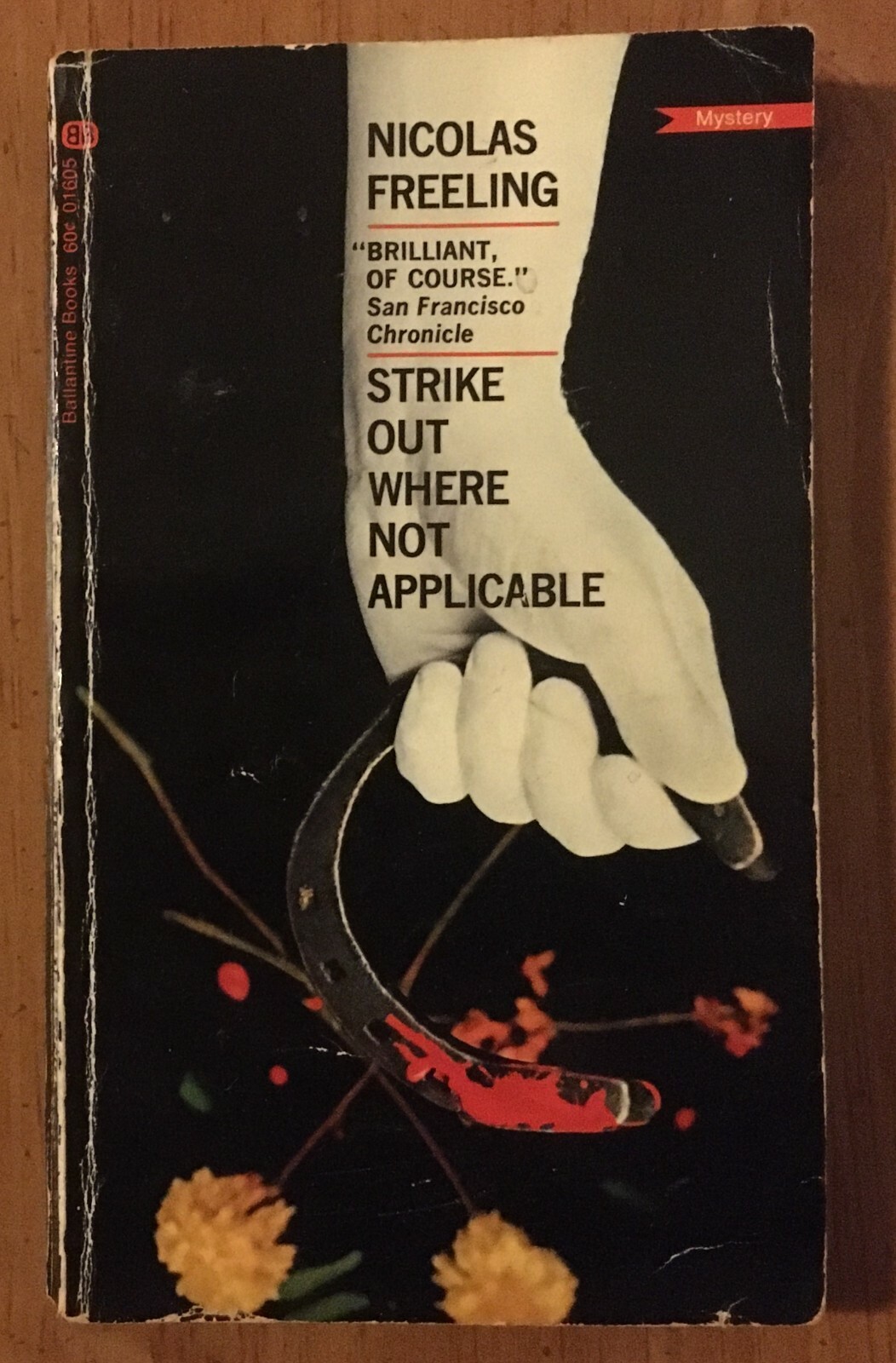 Strike Out Where Not Applicable by Nicolas Freeling 1969 Ballantine Paperback