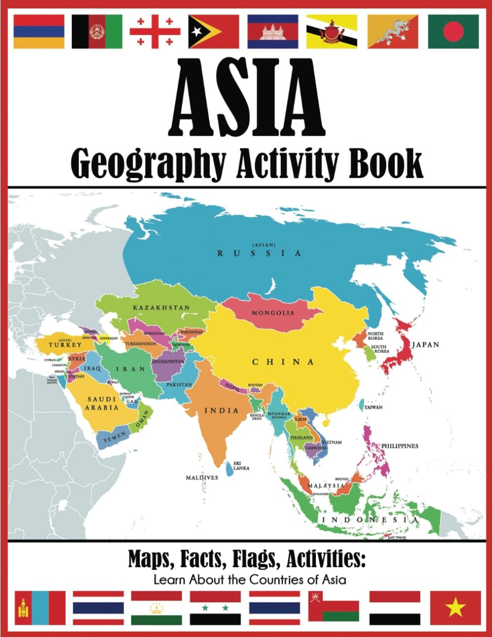Asia Geography Activity Book
