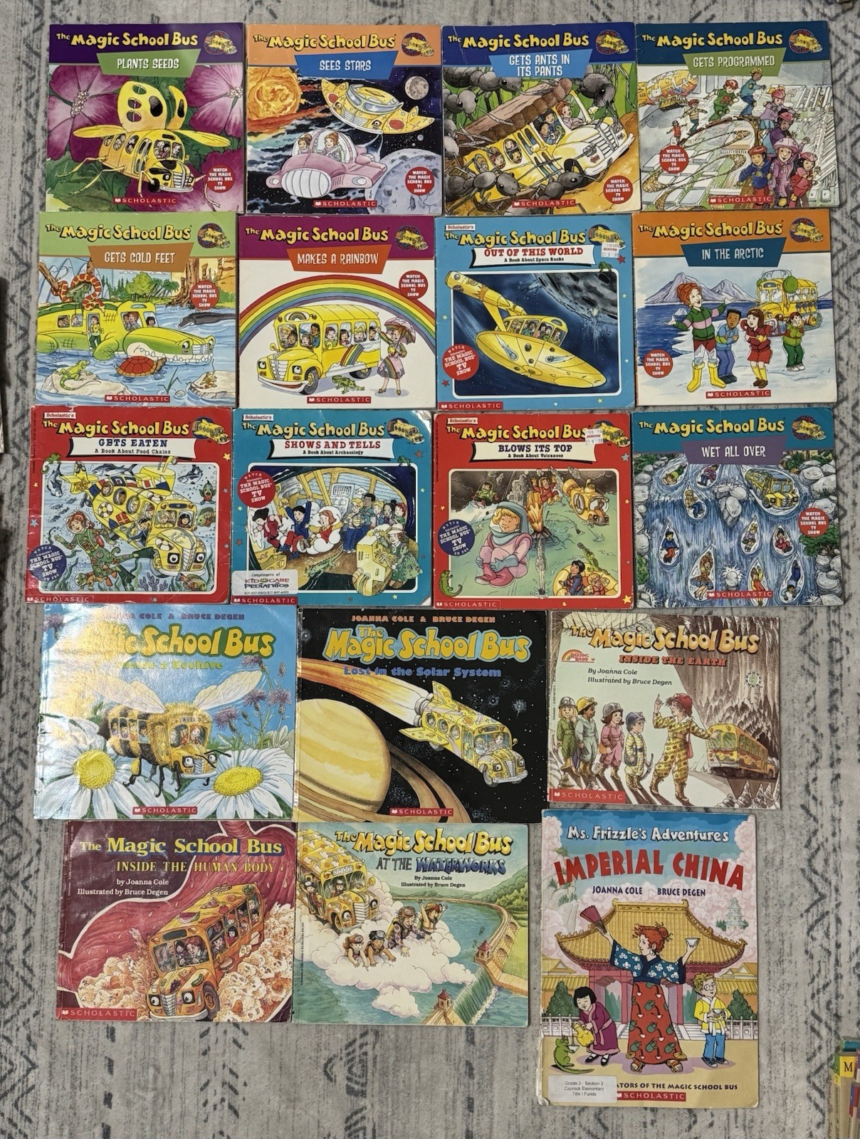 Magic School Bus Book Lot 18 Joanna Cole Scholastic