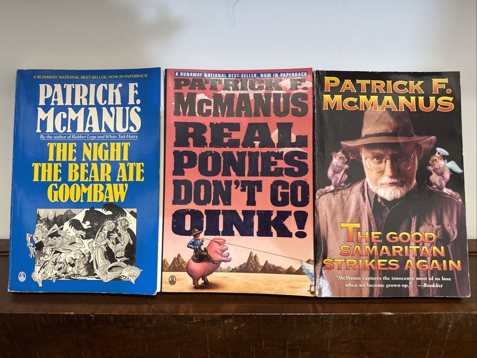 Patrick F. McManus Humor Lot Of 3 Paperbacks G-VG Condition