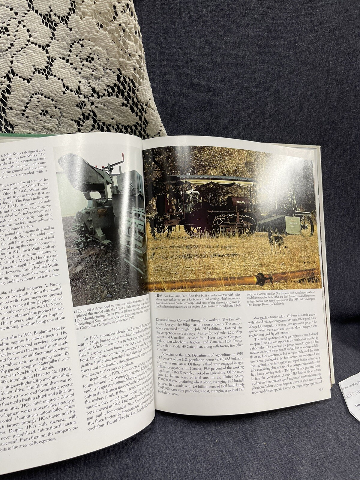Farm Tractors: A Living History by Randy Leffingwell (1995) Like New HB/DJ