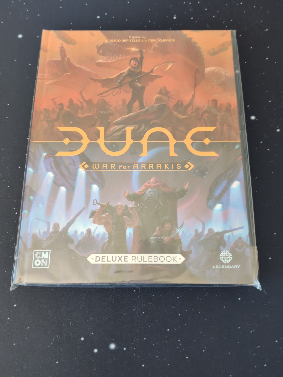 Dune: War for Arrakis – Deluxe Rulebook – Kickstarter CMON NEW In Plastic