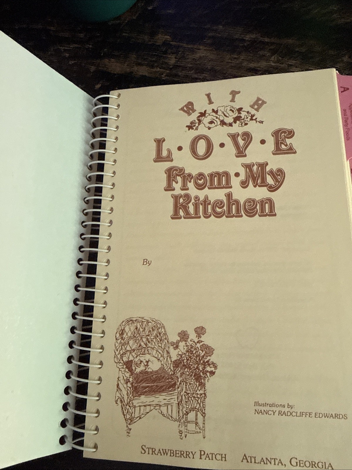With Love from My Kitchen – Spiral-bound, by Nancy Radcliffe Edwards – Like new