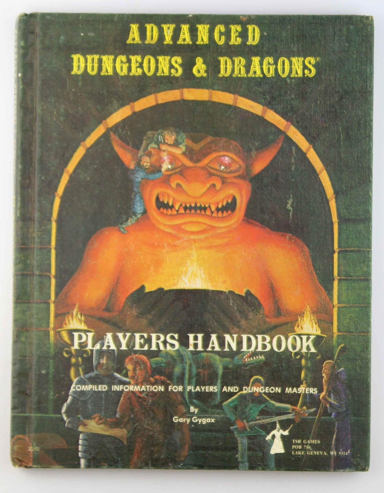 2nd Printing Players Handbook AD&D Advanced Dungeons Dragons Gary Gygax ORIGINAL