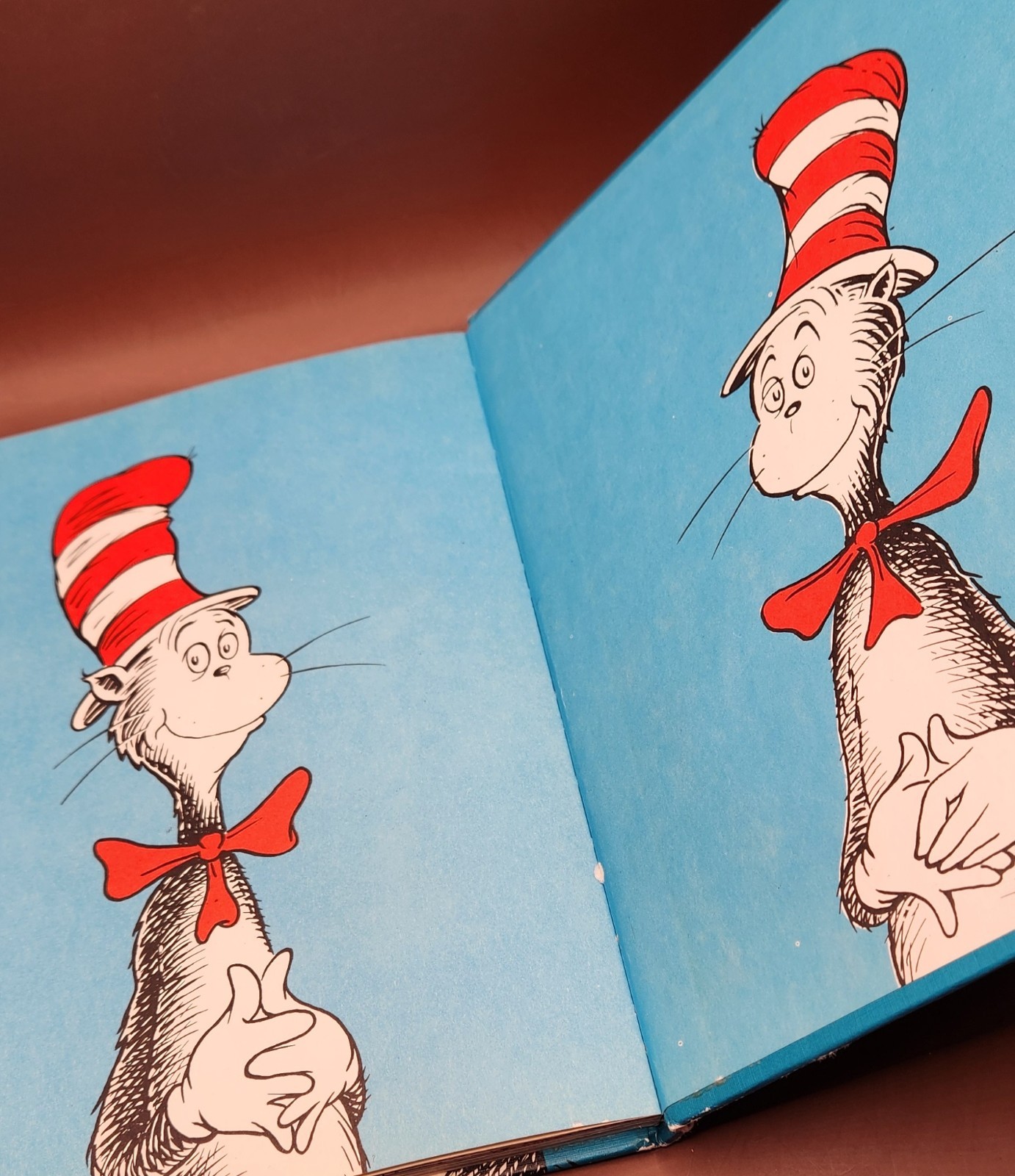 Vintage 1957 Dr. Seuss The Cat in the Hat Beginner Books Hardcover VG Clean