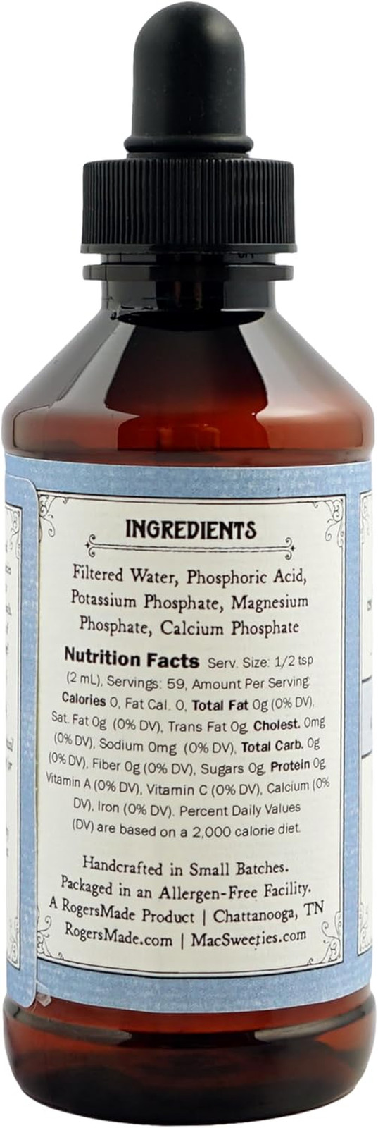 Acid Phosphate for Drinks, Cocktails & Sodas 4 Ounce (Pack of 1)