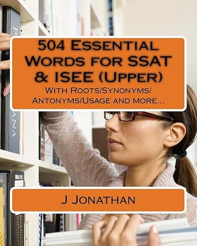 504 Essential Words for SSAT & ISEE (Upper): With Roots – VG COND