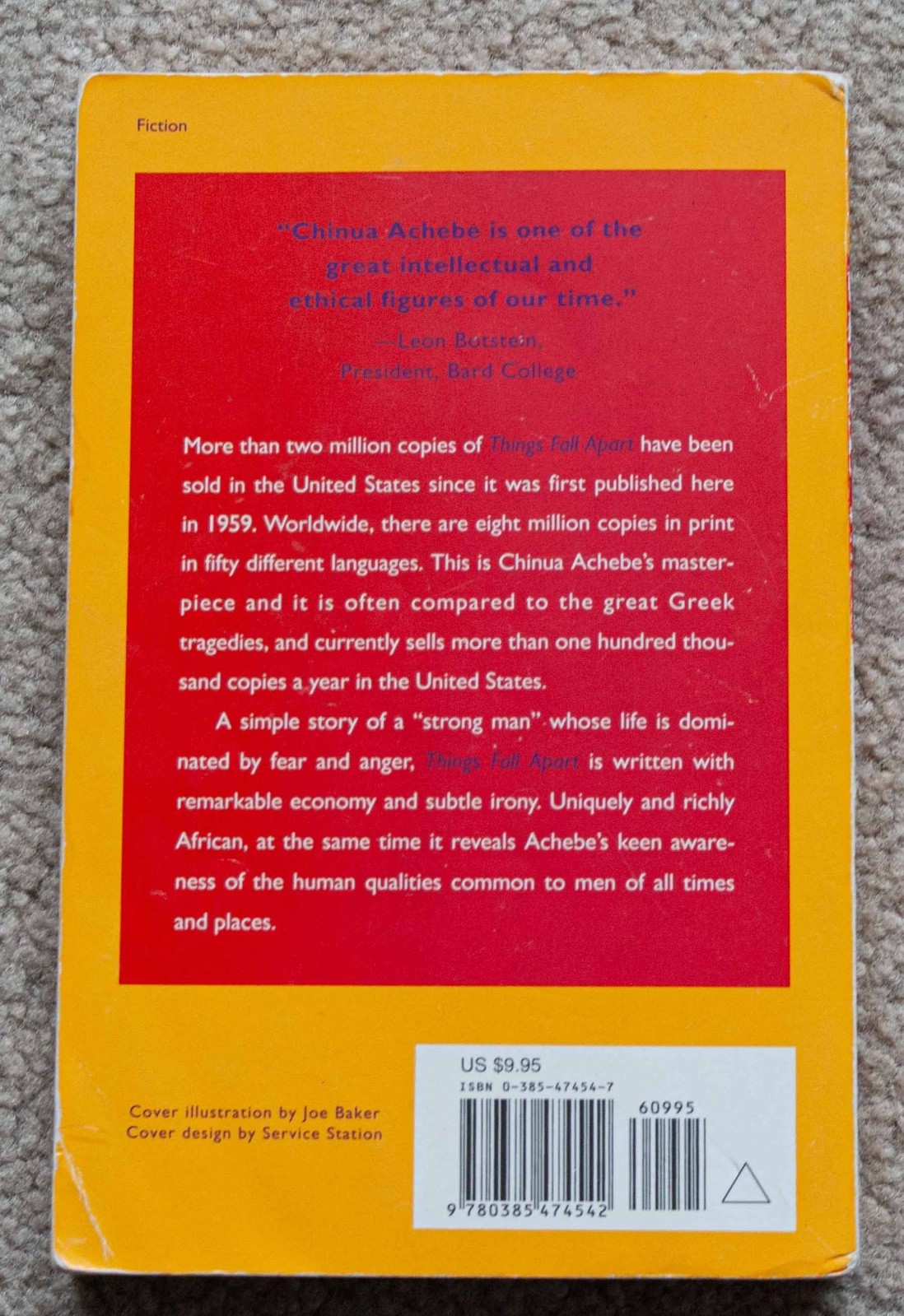 Things Fall Apart by Chinua Achebe (1994) – Paperback, 209 pages