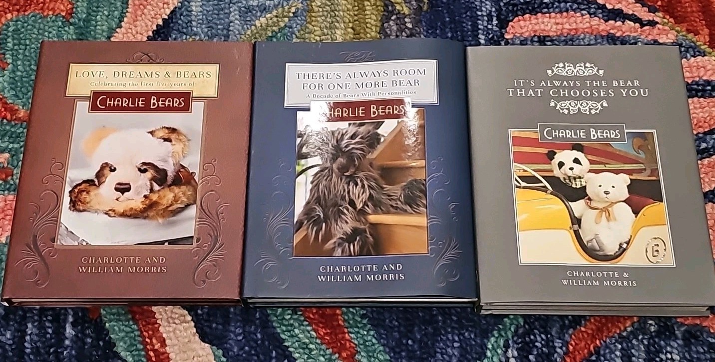 Charlie Bears LOT of (3) Books Charlotte William Morris Always Room For One More