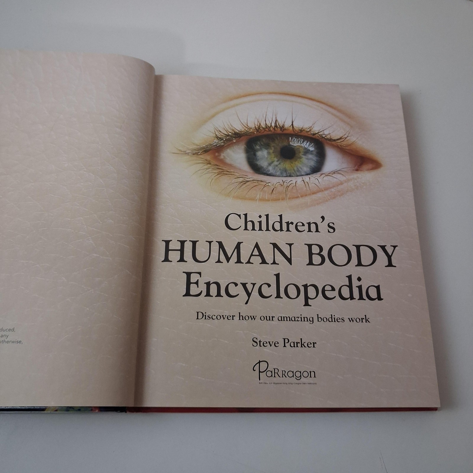 Children’s Human Body Encyclopedia Steve Parker Kids Science Book Hardcover