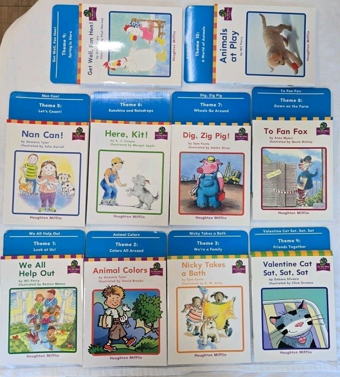 On My Way Practice Readers *Kindergarten* Houghton Mifflin 50 Readers New