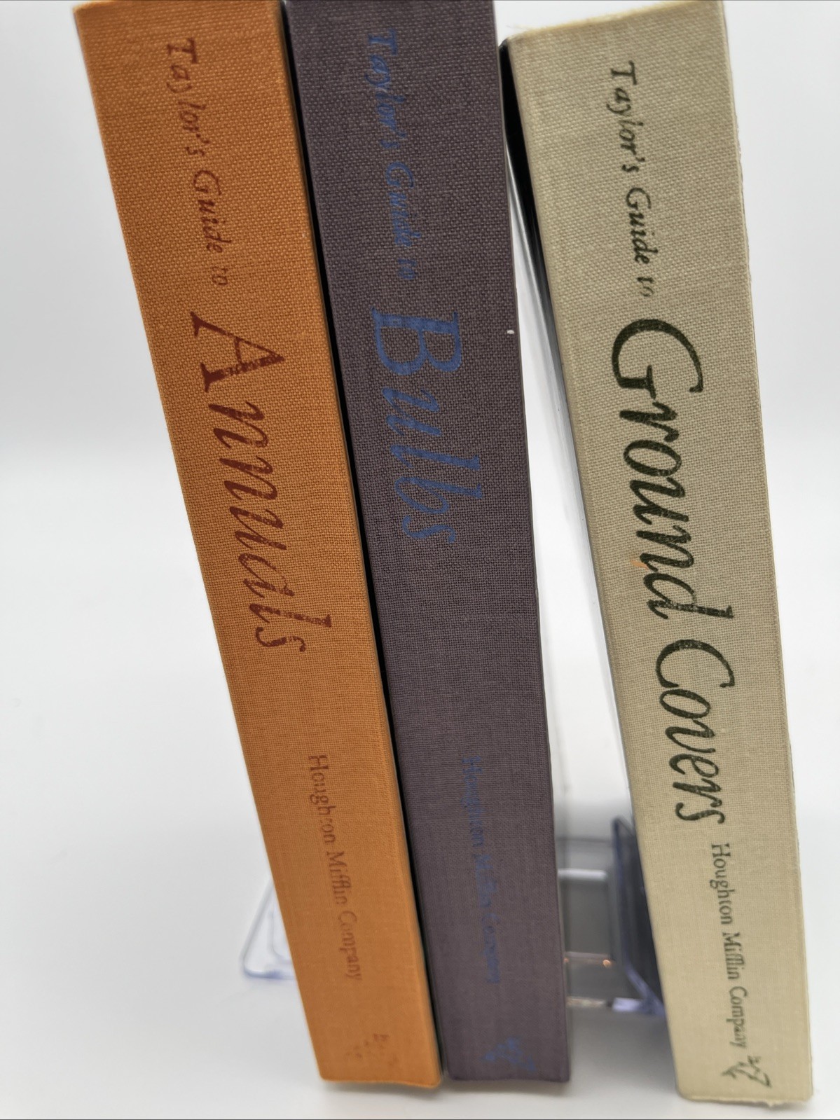 Taylor’s Guide 3 Trade Paperback Book Bundle Lot- Annuals- Bulbs- Ground Covers