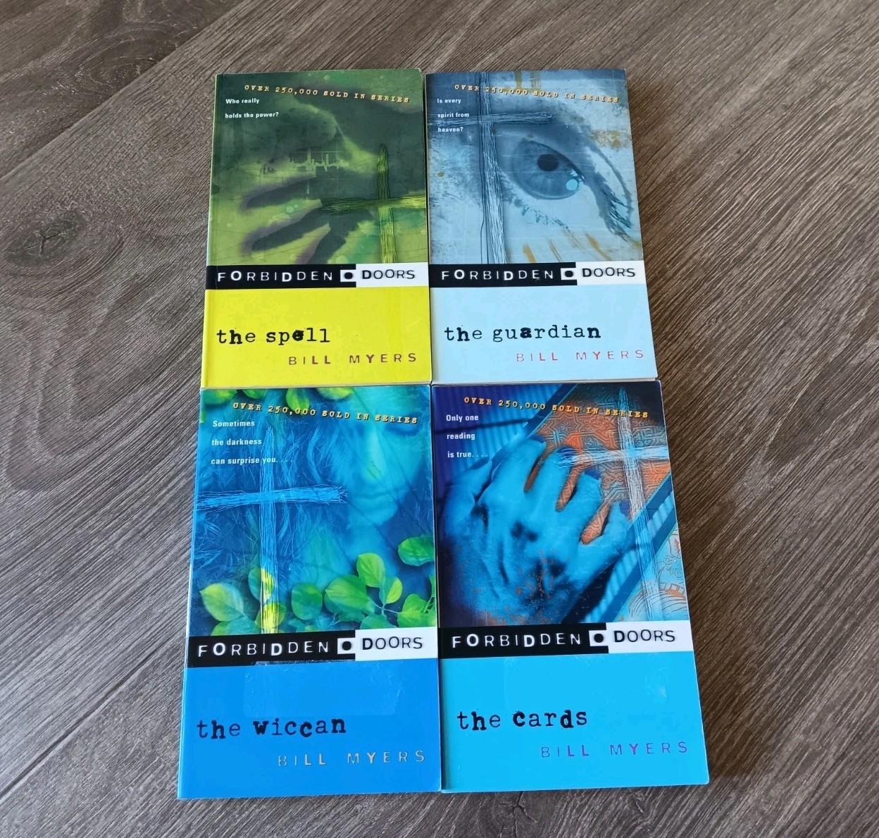 Forbidden Doors Series Book Lot Of 4 By Bill Myers # 3 5 11 1 Christian Fiction